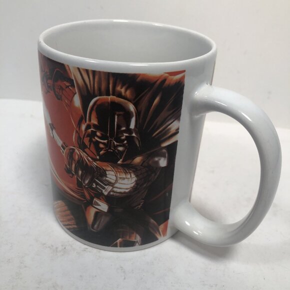 2011 Star Wars Mug Galerie Official Licensed Luke Skywalker Battles Darth Vader - Picture 2 of 10